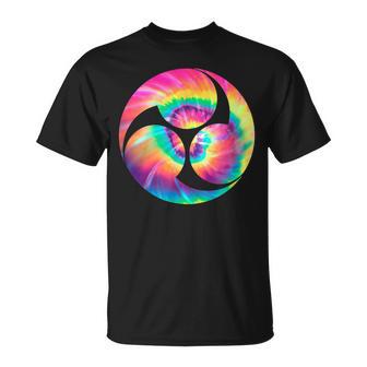 みつどもえシンボル 70年代 タイダイ 太鼓ドラマー Tシャツ - Kawaiitshirt