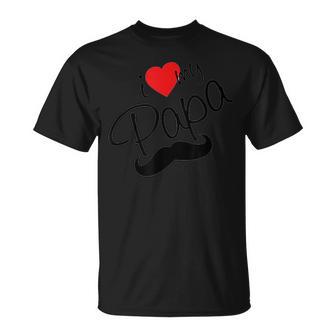 アイ・ラブ・マイ・パパ Tシャツ - Kawaiitshirt