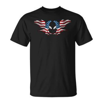 アメリカンイーグルから服 米国旗 メンズ 愛国的な Tシャツ - Kawaiitshirt