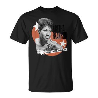 アレサ・フランクリン・ヤング・ギフテッド・アンド・ブラック・レトロ・フォト Tシャツ - Kawaiitshirt