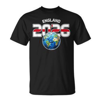 イングランド 2026 ワールドサッカー Tシャツ - Kawaiitshirt
