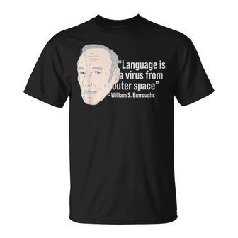 ウィリアム・バロウズ ビート詩人の名言 ビートジェネレーション Tシャツ - Kawaiitshirt