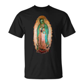 エイリアン グアダルーペの聖母 カトリック 宇宙人 宇宙人f Tシャツ - Kawaiitshirt