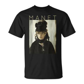 エドゥアール・マネ スミレの花束とベルテ・モリゾ Tシャツ - Kawaiitshirt