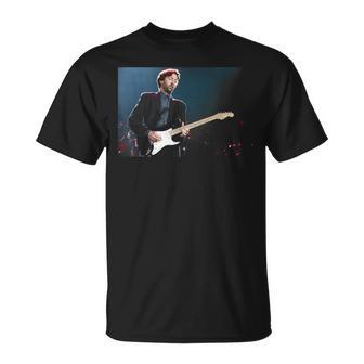 エリック・クラプトン・ブルース ギタリスト ライヴ・ザ・ブライトン・センター 1992 Tシャツ - Kawaiitshirt