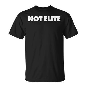 エリートではありません 長袖tシャツ Tシャツ - Kawaiitshirt