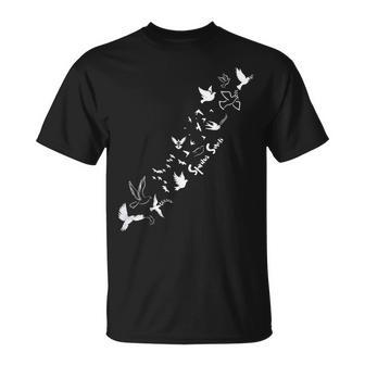 カトリックラテン語フレーズ スピリタス・サンクティは聖霊幽霊 Tシャツ - Kawaiitshirt