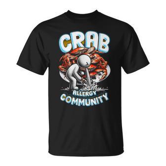 カニアレルギー Crab Allergy Community Tシャツ - Kawaiitshirt