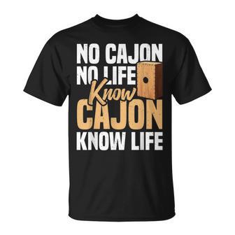 カホン奏者 カホン 音楽愛好家 人生を知る カチョン ペルーのカホン Tシャツ - Kawaiitshirt