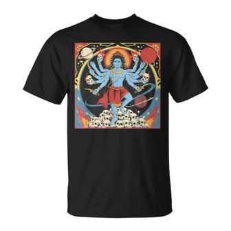 カーリー ヒンドゥー教 女神 ヒンドゥー教 神 スピリチュアル 禅 ヨガ Tシャツ - Kawaiitshirt