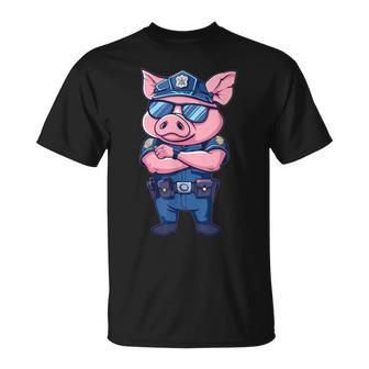 キッズ 警察豚 Tシャツ - Kawaiitshirt