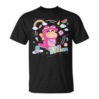 クレヨンしんちゃん ワニ山しんちゃん クレヨンタッチ Tシャツ - Kawaiitshirt