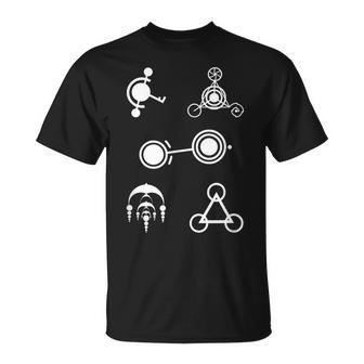 クロップサークルデザインミステリー Tシャツ - Kawaiitshirt