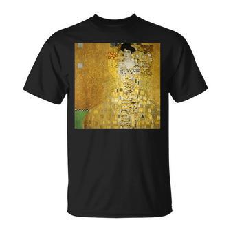 グスタフ・クリムトによるアデル・ブロッホ・バウアー1世の肖像1907 Tシャツ - Kawaiitshirt