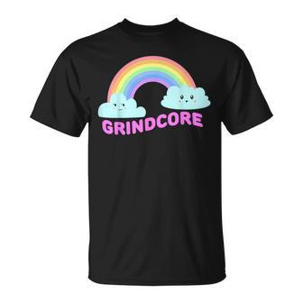 グラインドコアシャツ 皮肉なレインボー 面白いグラインドコアミュージック Tシャツ - Kawaiitshirt
