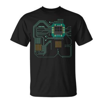 コンピュータープロセッサー、マイクロチップ、テクノロジー Tシャツ - Kawaiitshirt