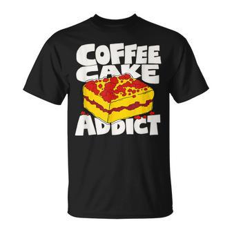 コーヒーケーキ好きのレトロなグラフィック。 Tシャツ - Kawaiitshirt