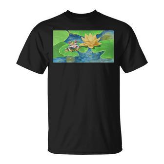 ゴッホ カエル 星月夜 動物 アート 自然 恋人 絵画 Tシャツ - Kawaiitshirt