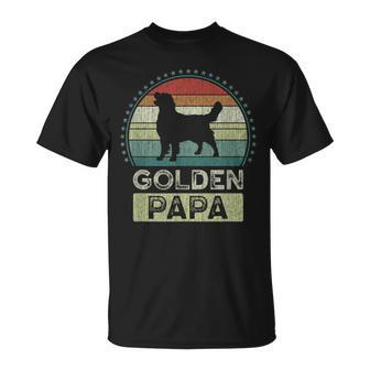 ゴールデン・パパ 父の日 ゴールデンレトリバー Tシャツ - Kawaiitshirt