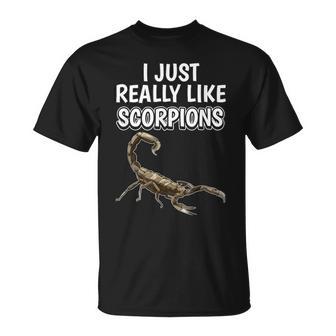サソリの名言 I Just Really Likecorpions 洋服のサソリ Tシャツ - Kawaiitshirt