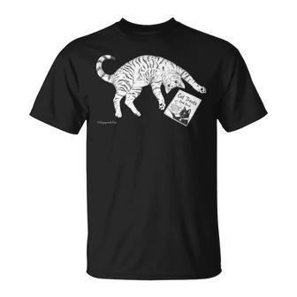サバトラ猫 へそ天 キジトラ 猫好き おしゃれ かわいい おもしろ レトロ Tシャツ - Kawaiitshirt