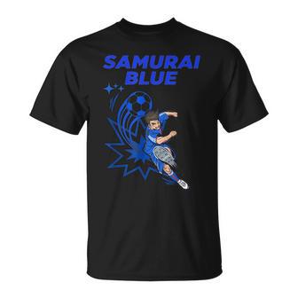 サムライブルーamurai Blue サッカー代表 漫画アニメ Tシャツ - Kawaiitshirt
