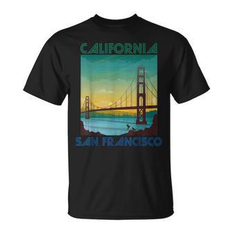 サンフランシスコ カリフォルニア お土産 ゴールデンゲートブリッジ Tシャツ - Kawaiitshirt