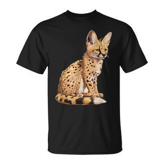 サーバル アニマル サーバルズ アフリカン ワイルドキャット サーバルキャット ワイルドキャット Tシャツ - Kawaiitshirt