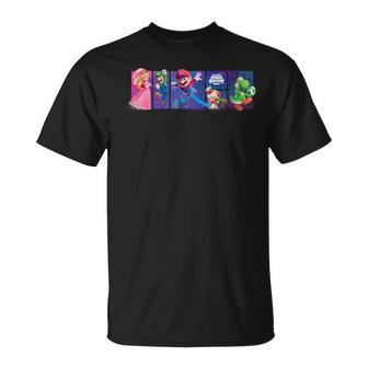 ザ・スーパーマリオギャラクシー・ムービー Cosmic Hero Panels Tシャツ - Kawaiitshirt