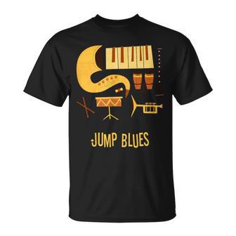 ジャンプ・ブルース-ヴィンテージ・ブルース・ミュージック Tシャツ - Kawaiitshirt