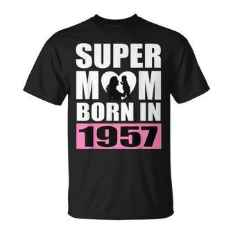 スーパー・ママ 1957年生まれ ママ 誕生日 1957年 誕生日 1957年 Tシャツ - Kawaiitshirt