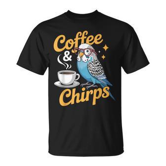 セキセイインコ コーヒー チャープス セキセイインコ Tシャツ - Kawaiitshirt