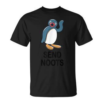 センドブーツペンギンファニーアパレル Tシャツ - Kawaiitshirt