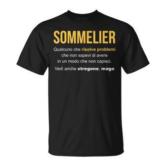 ソムリエ定義 Tシャツ - Kawaiitshirt