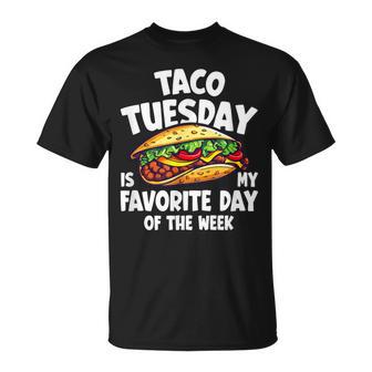 タコ・チューズデーは1週間のうちで一番好きな日 Taco Tuesday Is My Favorite Day Tシャツ - Kawaiitshirt
