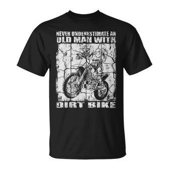 ダートバイクオールドマン Tシャツ - Kawaiitshirt