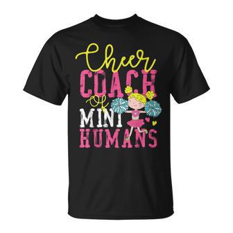 チアチアリーディングコーチ チアコーチ ミニヒューマンのチアコーチ Tシャツ - Kawaiitshirt