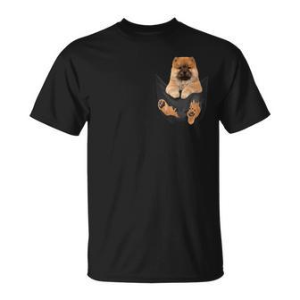 チャウチャウ愛好家のためのあなたのポケットに面白いチャウチャウ Tシャツ - Kawaiitshirt