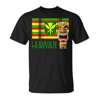 トライバル カナカ マオリ ポリネシア ティキ マスク トーテム Tシャツ - Kawaiitshirt
