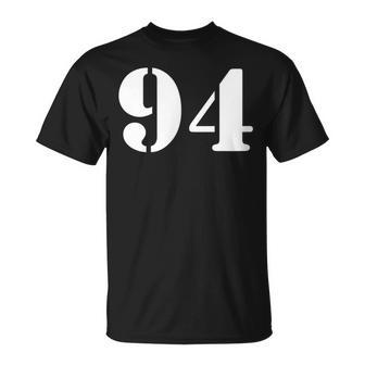 ナインティフォー 数字 94 ナンバー Tシャツ - Kawaiitshirt