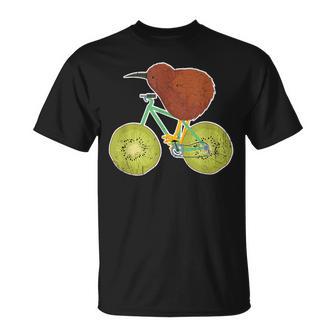 ニュージーランド自転車 キウイフルーツ愛好家向け Tシャツ - Kawaiitshirt