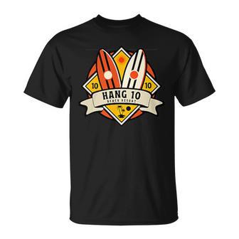 ハング10 サーフボード サーフ サーフィン サーファー Tシャツ - Kawaiitshirt