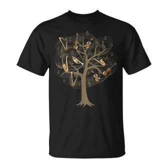 バイオリン チェロトランペット サクソフォン ハープミュージシャン用 木 Tシャツ - Kawaiitshirt