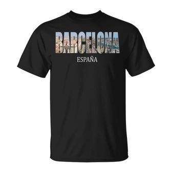 バルセロナ スペイン ジャージ バルセロナ エスパーニャ ヴィンテージ お土産 Tシャツ - Kawaiitshirt