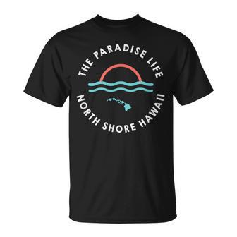 パラダイスライフサンセットノースショアハワイ諸島 Tシャツ - Kawaiitshirt