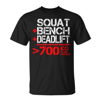 パワーリフティング700kgクラブメンブ Powerlifting 700 Kg Club Member Tシャツ - Kawaiitshirt