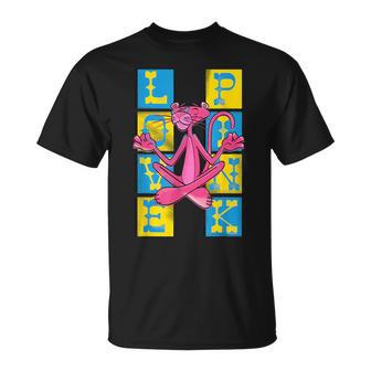 ピンクパンサー ヴィンテージ ラブ&ピンク禅チョークアート Tシャツ - Kawaiitshirt