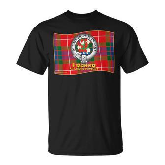 フレイザークラン タータン クレスト モット Tシャツ - Kawaiitshirt