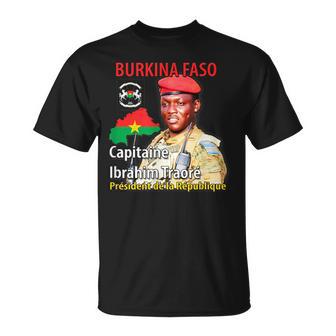 ブルキナファソ キャプテンイブラヒム・トラオレ 大統領 Tシャツ - Kawaiitshirt