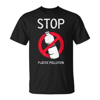 プラスチック汚染環境係派を止める Tシャツ - Kawaiitshirt